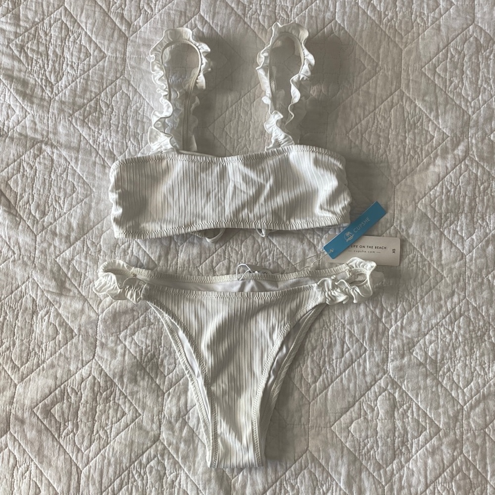 Womens white bikini